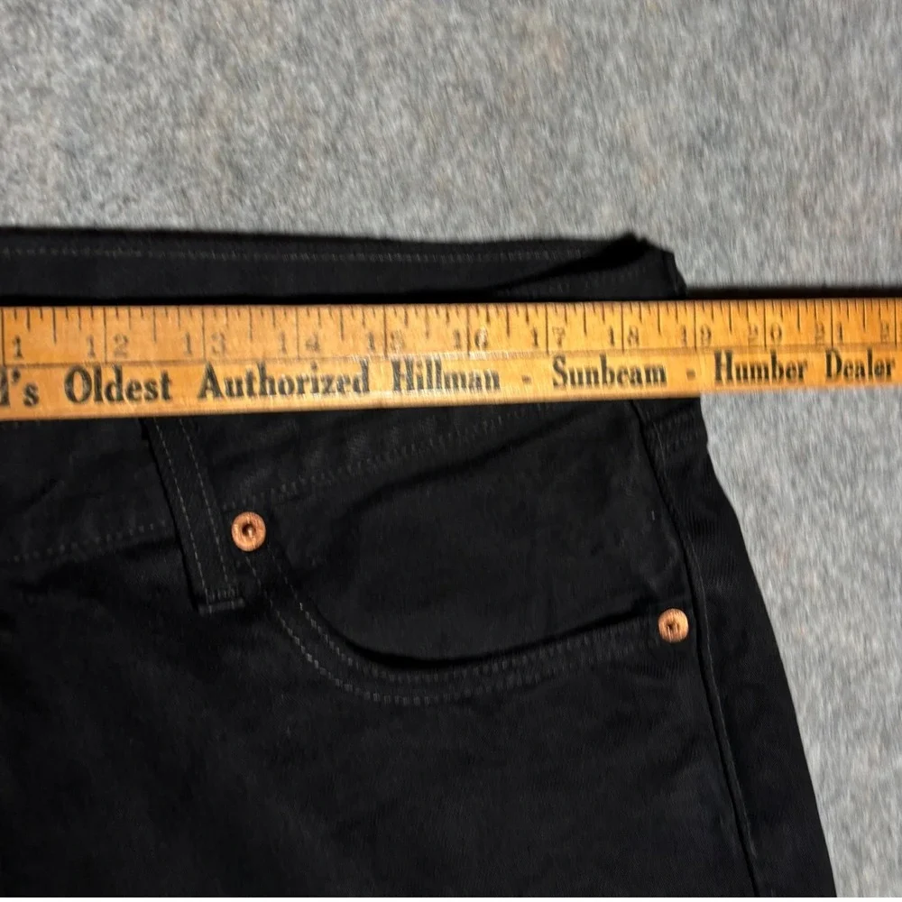 Levis 501 Original Fit Jeans Mens 36x34 Black Button Fly Straight Leg Denim